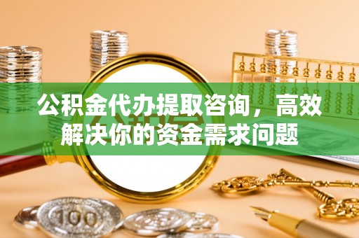 岷县公积金代办提取咨询，高效解决你的资金需求问题