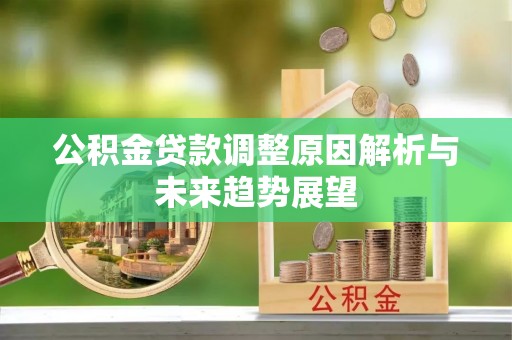 岷县公积金贷款调整原因解析与未来趋势展望