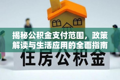 岷县揭秘公积金支付范围，政策解读与生活应用的全面指南