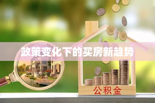 岷县政策变化下的买房新趋势
