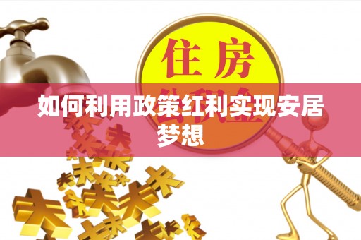 岷县如何利用政策红利实现安居梦想