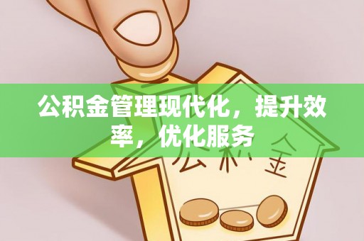 岷县公积金管理现代化，提升效率，优化服务
