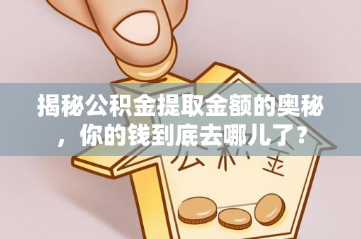 岷县揭秘公积金提取金额的奥秘，你的钱到底去哪儿了？